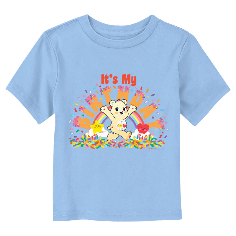 Toddler's Care Bears Sweet Celebrations Bear Birthday T-Shirt