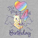 Boy's Care Bears Sweet Celebrations Bear It's My 4th Birthday T-Shirt