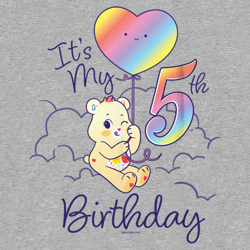 Boy's Care Bears Sweet Celebrations Bear It's My 5th Birthday T-Shirt