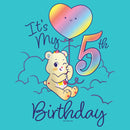 Girl's Care Bears Sweet Celebrations Bear It's My 5th Birthday T-Shirt