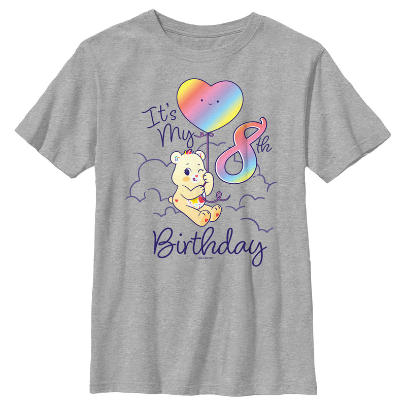 Boy's Care Bears Sweet Celebrations Bear It's My 8th Birthday T-Shirt