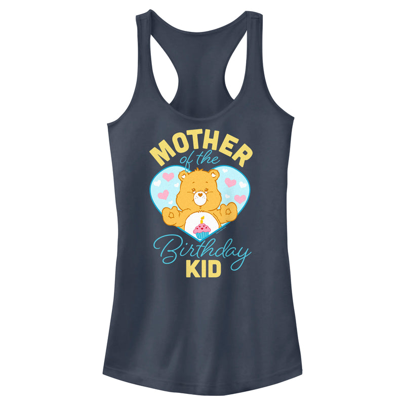 Junior's Care Bears Mother of the Birthday Kid Racerback Tank Top