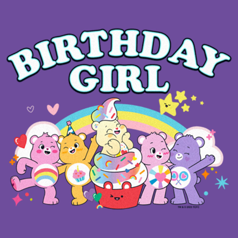 Junior's Care Bears Birthday Girl T-Shirt