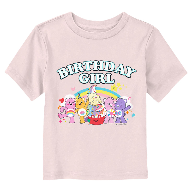 Toddler's Care Bears Birthday Girl Celebration T-Shirt