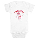 Infant's Care Bears True North Bear I Heart Canada Onesie