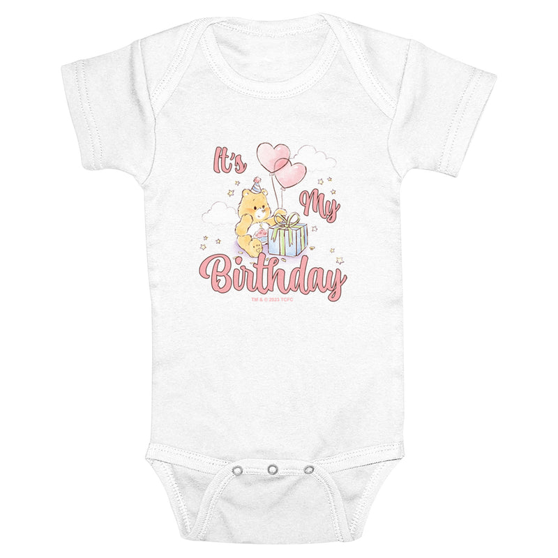 Infant's Care Bears Birthday Bear It’s My Birthday Onesie