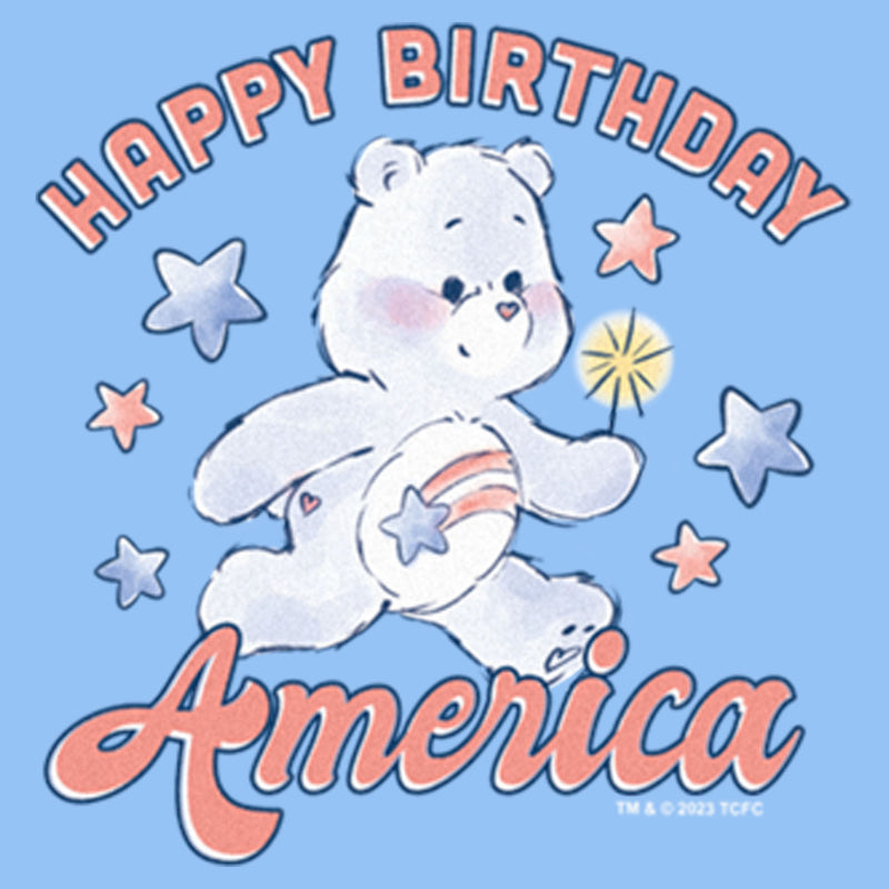 Infant's Care Bears America Cares Bear Happy Birthday America Onesie