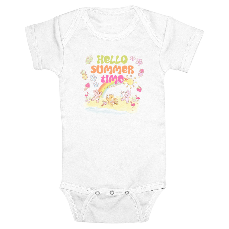 Infant's Care Bears Hello Summer Time Onesie