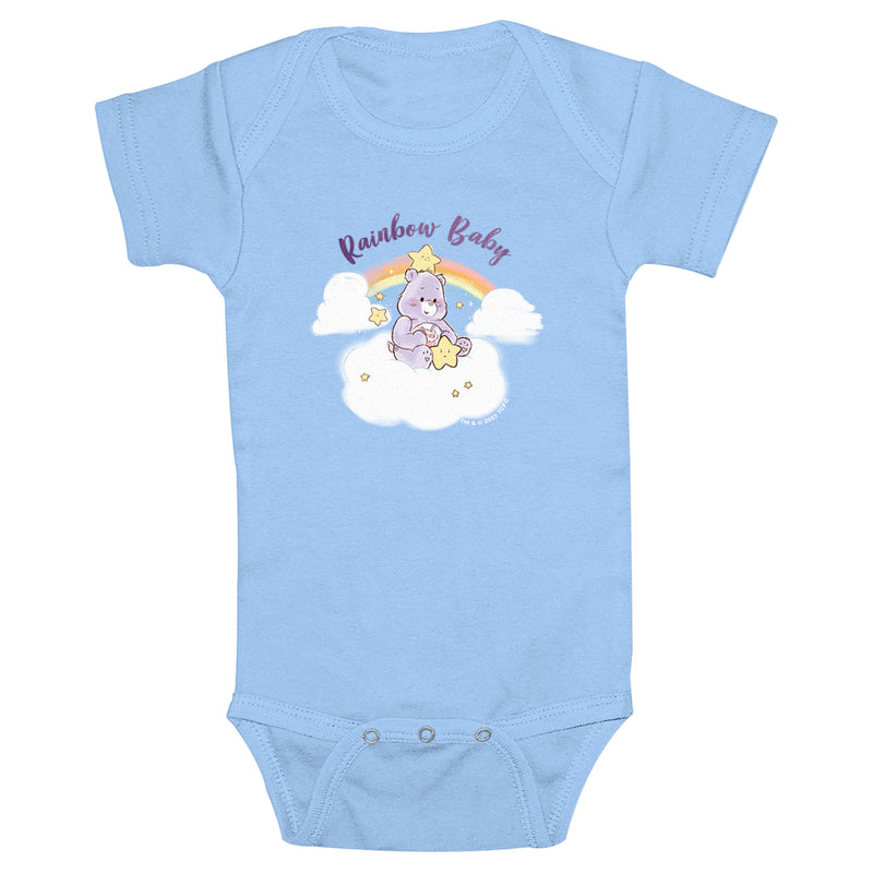 Infant's Care Bears Share Bear Rainbow Baby Onesie