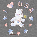 Infant's Care Bears America Cares Bear I Heart USA Onesie