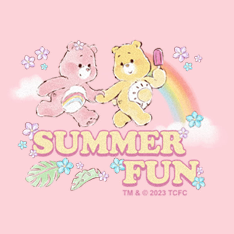 Infant's Care Bears Cheer Bear and Funshine Bear Summer Fun Onesie