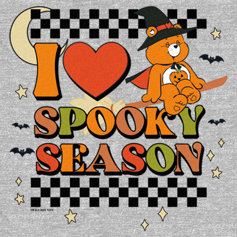 Men's Care Bears Halloween Trick-Or-Sweet Bear I Heart Spooky Season T-Shirt