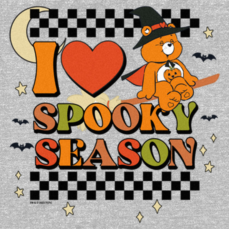 Women's Care Bears Halloween Trick-Or-Sweet Bear I Heart Spooky Season T-Shirt