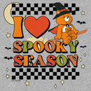 Boy's Care Bears Halloween Trick-Or-Sweet Bear I Heart Spooky Season T-Shirt
