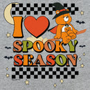 Men's Care Bears Halloween Trick-Or-Sweet Bear I Heart Spooky Season Sweatshirt