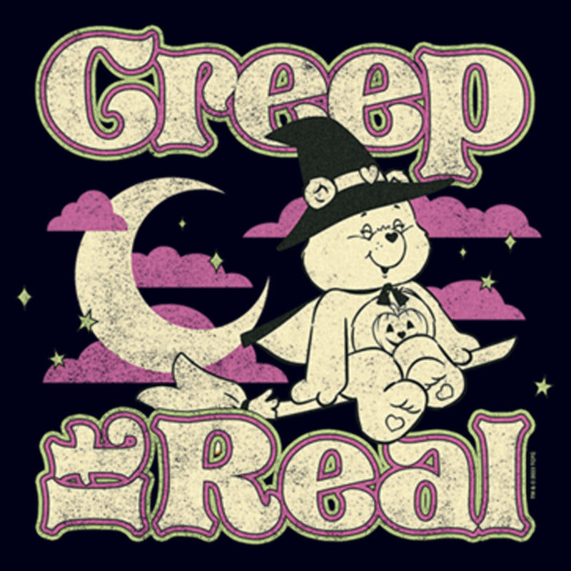 Women's Care Bears Halloween Trick-Or-Sweet Bear Creep it Real T-Shirt