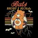 Junior's Care Bears Halloween Trick-Or-Sweet Bear Bats How I Roll T-Shirt