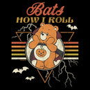 Boy's Care Bears Halloween Trick-Or-Sweet Bear Bats How I Roll T-Shirt