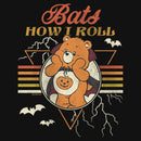 Girl's Care Bears Halloween Trick-Or-Sweet Bear Bats How I Roll T-Shirt