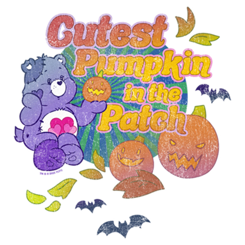 Junior's Care Bears Harmony Bear Cutest Pumpkin in the Patch T-Shirt