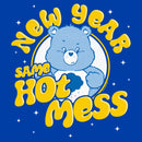 Men's Care Bears Grumpy Bear New Year Same Hot Mess T-Shirt