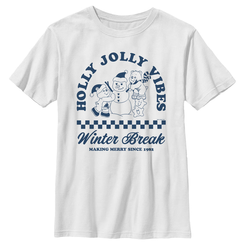 Boy's Care Bears Holly Jolly Vibes T-Shirt