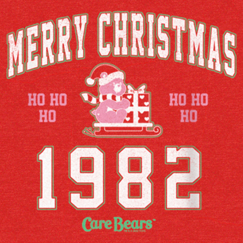 Women's Care Bears Merry Christmas Cheer Bear Racerback Tank Top