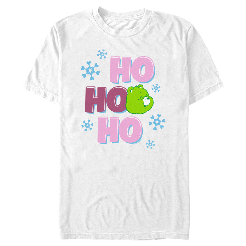 Men's Care Bears Good Luck Bear Ho Ho Ho T-Shirt