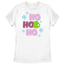 Women's Care Bears Good Luck Bear Ho Ho Ho T-Shirt