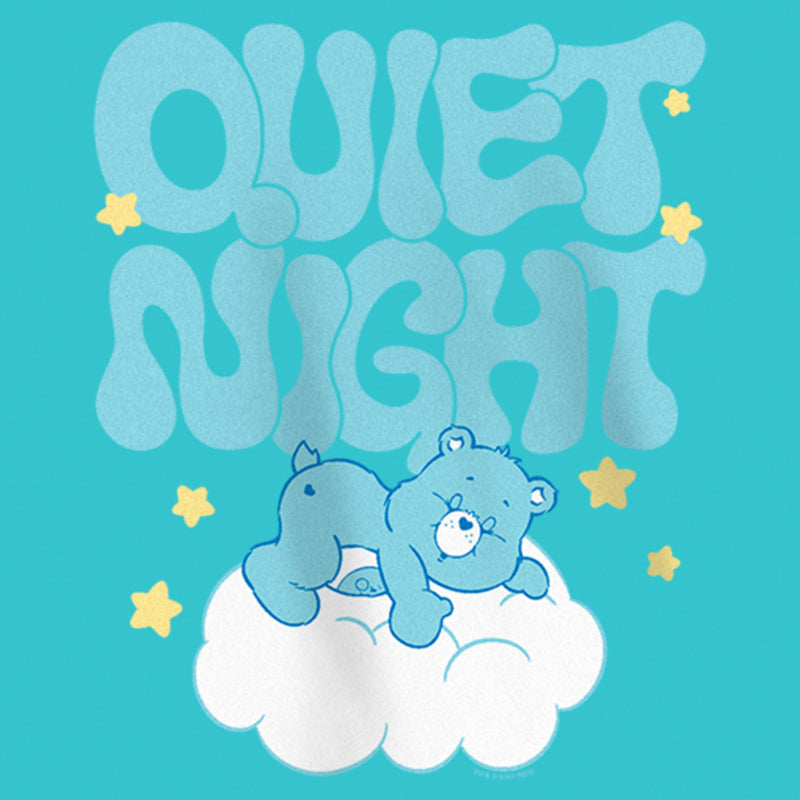 Girl's Care Bears Bedtime Bear Quiet Night T-Shirt