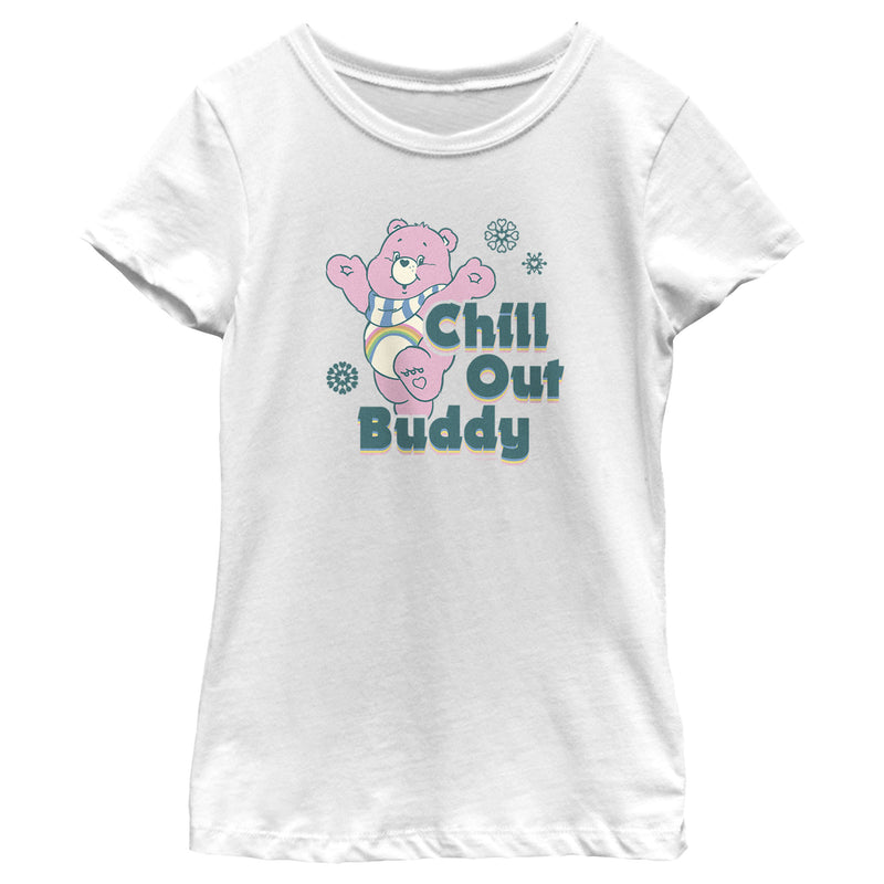 Girl's Care Bears Best Friend Bear Chill Out Buddy T-Shirt