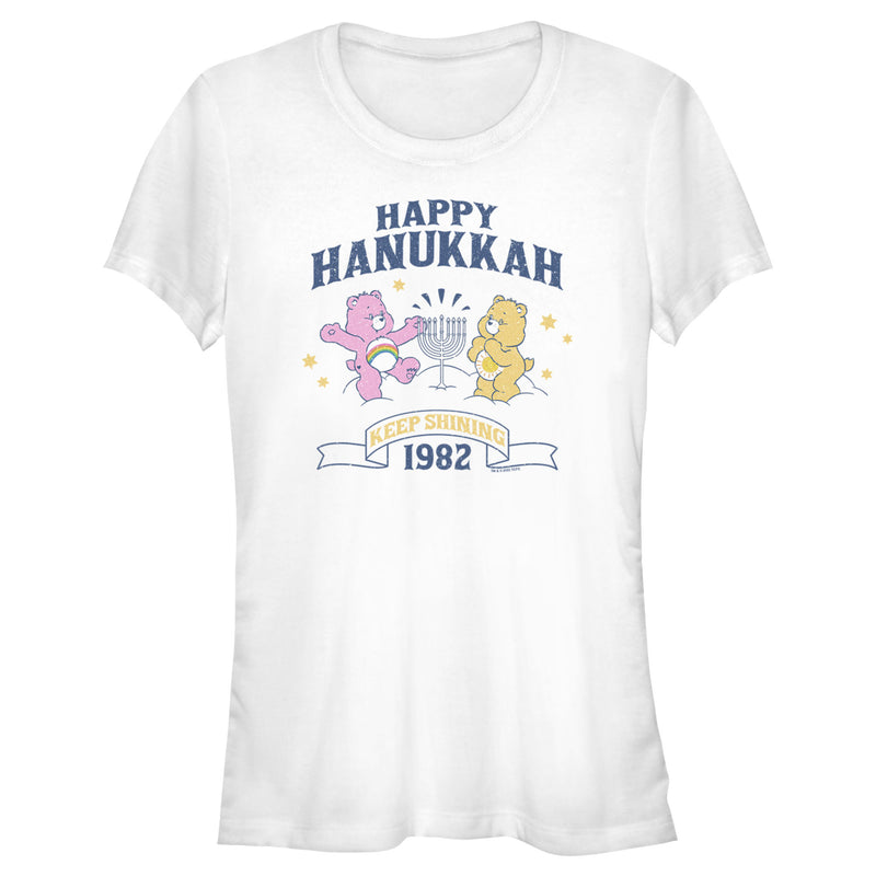 Junior's Care Bears Best Friend Bear and Funshine Bear Happy Hanukkah T-Shirt
