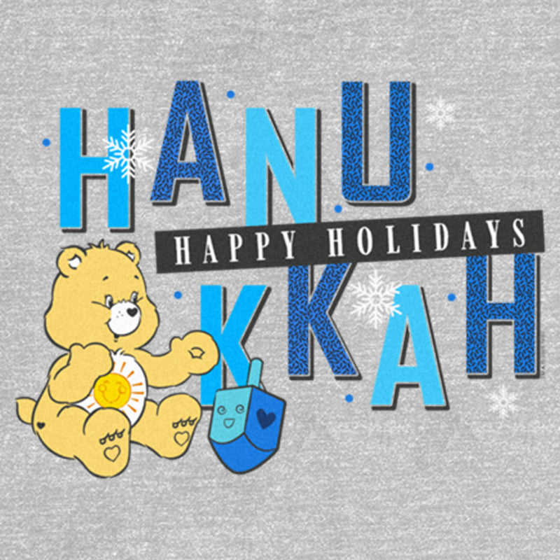 Junior's Care Bears Funshine Bear Happy Hanukkah T-Shirt