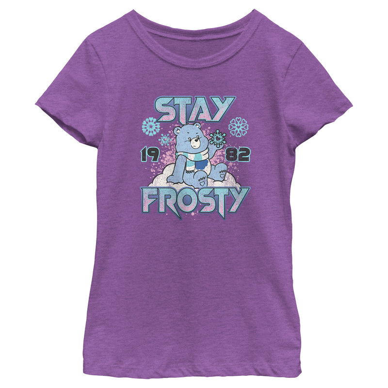 Girl's Care Bears Grumpy Bear Stay Frosty T-Shirt