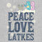 Women's Care Bears Hanukkah Peace Love Latkes T-Shirt