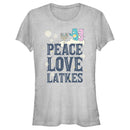 Junior's Care Bears Hanukkah Peace Love Latkes T-Shirt