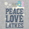 Men's Care Bears Hanukkah Peace Love Latkes Long Sleeve Shirt
