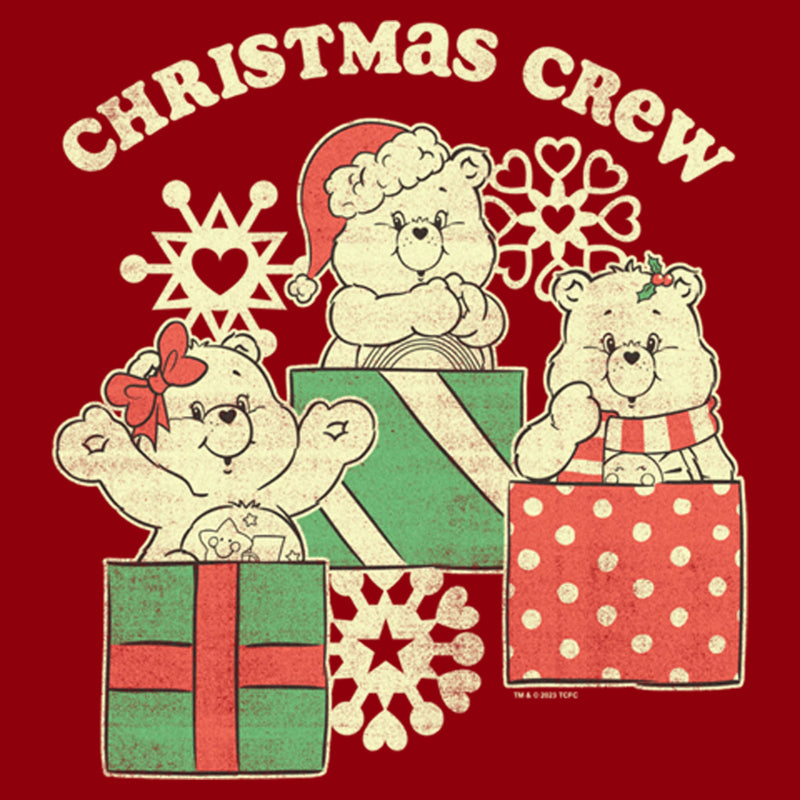 Men's Care Bears Distressed Christmas Crew T-Shirt