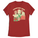 Women's Care Bears Distressed Christmas Crew T-Shirt