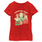 Girl's Care Bears Distressed Christmas Crew T-Shirt