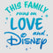 Women's Disney Family Runs on Love and Disney Racerback Tank Top