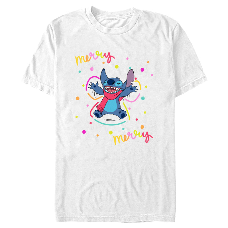 Men's Lilo & Stitch Christmas Merry Merry T-Shirt