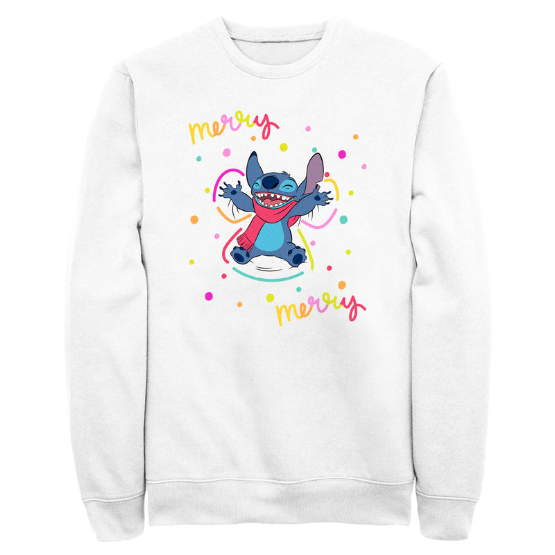 Men's Lilo & Stitch Christmas Merry Merry Sweatshirt