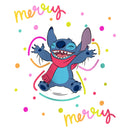 Girl's Lilo & Stitch Christmas Merry Merry T-Shirt