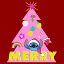 Women's Lilo & Stitch Merry Christmas Tree T-Shirt