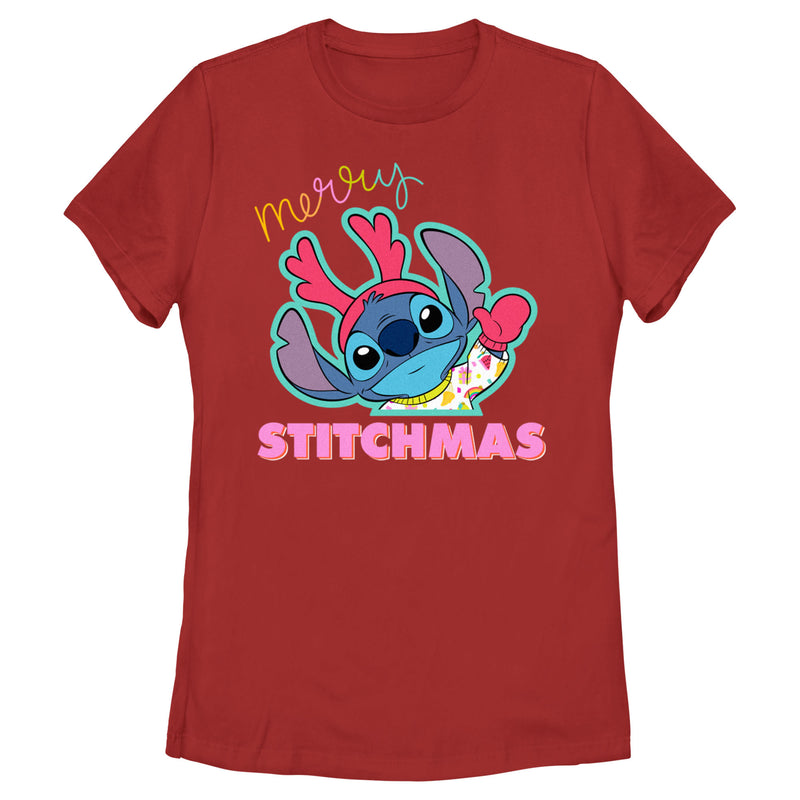 Women's Lilo & Stitch Merry Stitchmas T-Shirt