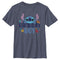 Boy's Lilo & Stitch Floral Birthday Boy T-Shirt