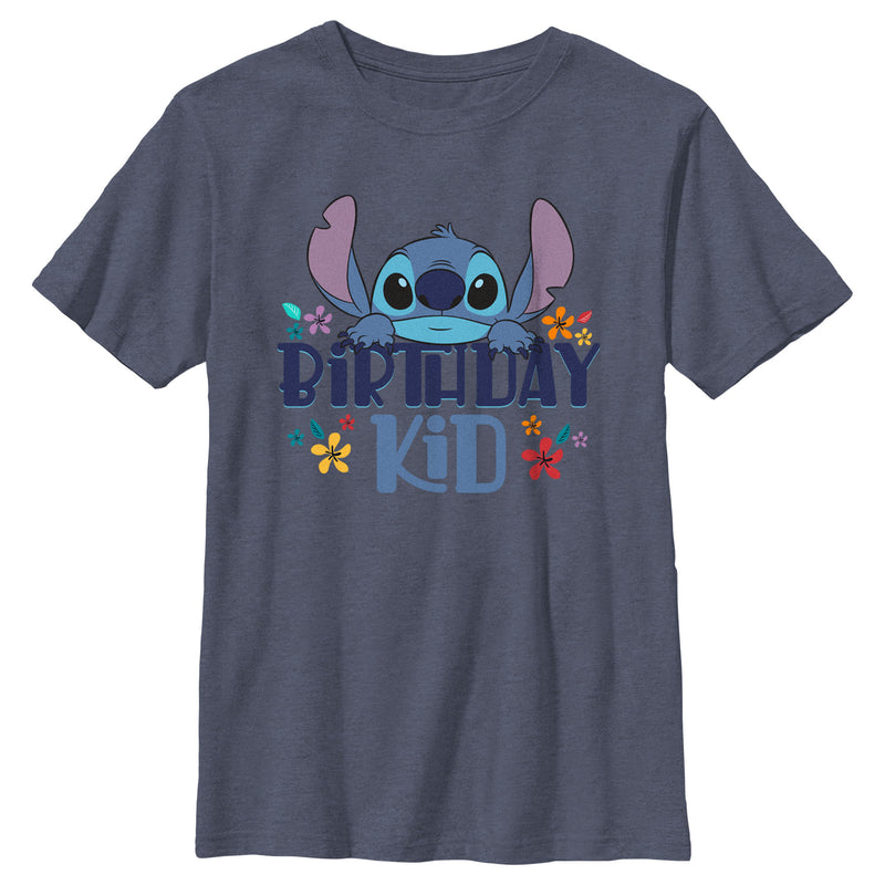 Boy's Lilo & Stitch Birthday Kid T-Shirt