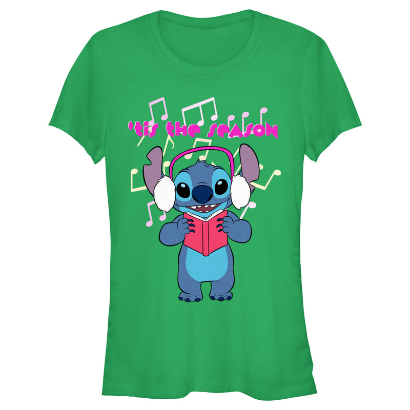 Junior's Lilo & Stitch Tis the Season T-Shirt