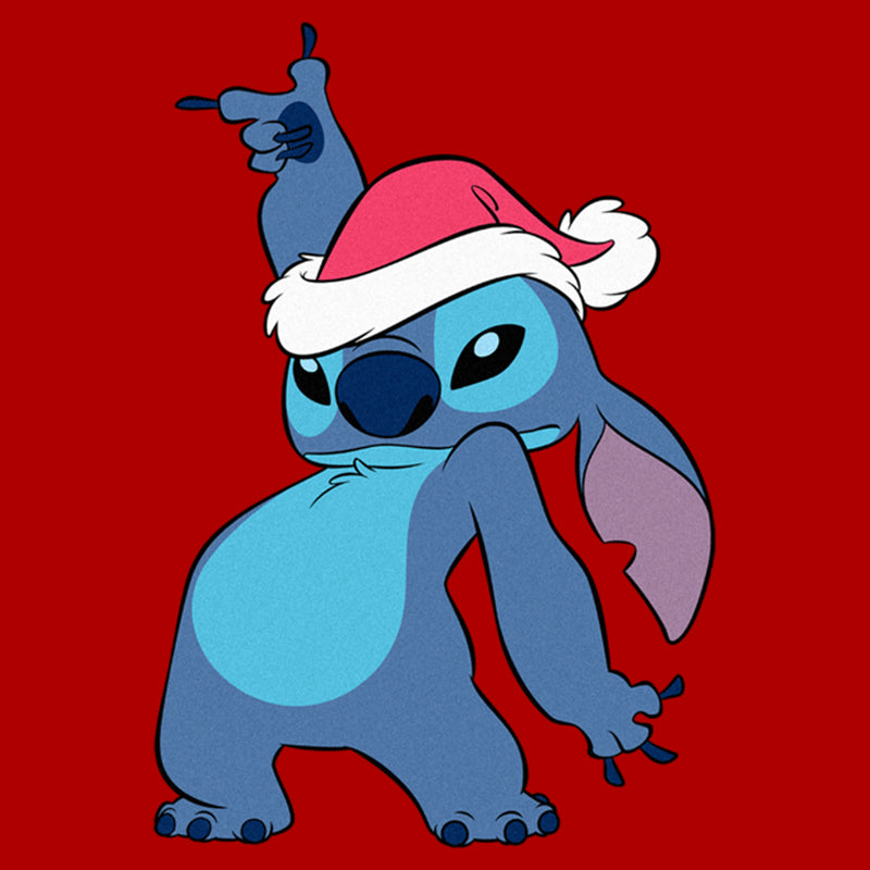 Men's Lilo & Stitch Santa Hat T-Shirt